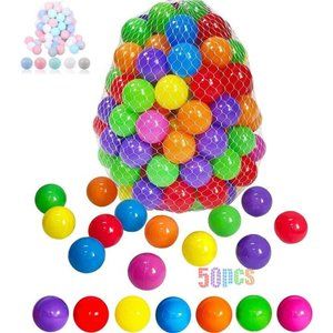 Soft Plastic Ball Pit Balls, Plastic Toy Balls for Kids, Ideal Gift for Baby